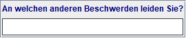 andere Beschwerden