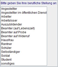 Berufliche Stellung (Beruf)