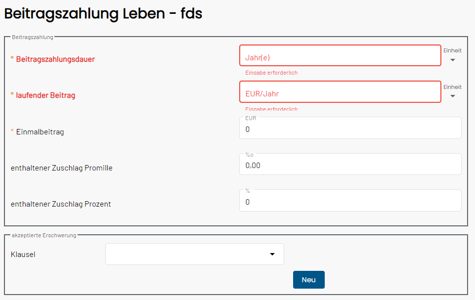 DetailsBeitragszahlung