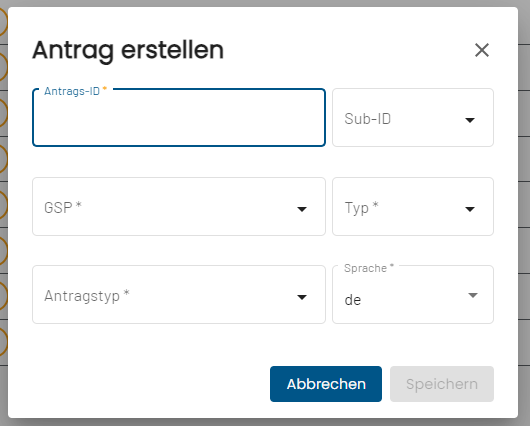 Dialog Erstellen