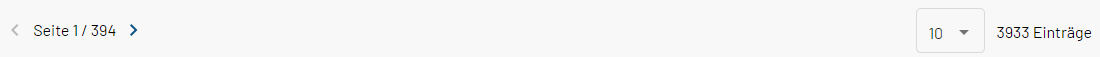 Tabelle Navigation